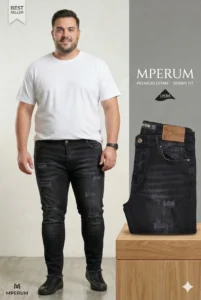 ג'ינס לייקרה סקיני קרעים דגם 20018