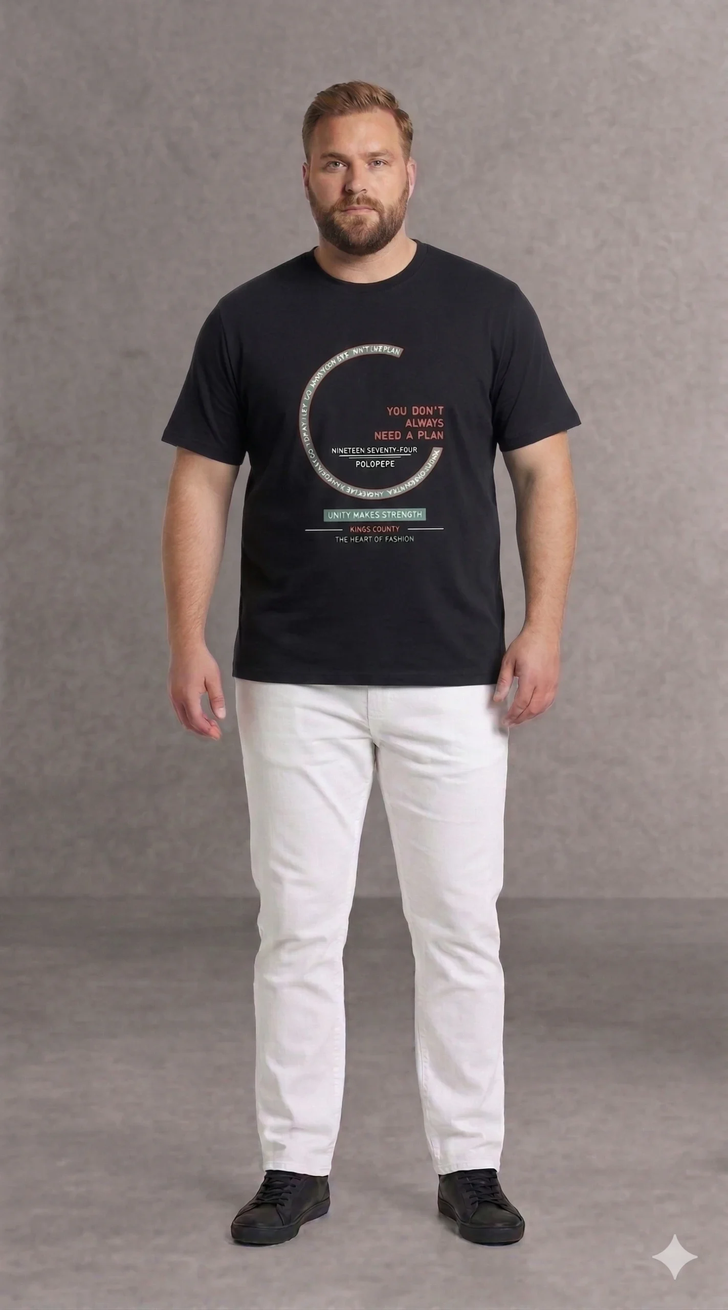 חולצת טי-שירט קלאסית 100% כותנה – תמונה 5