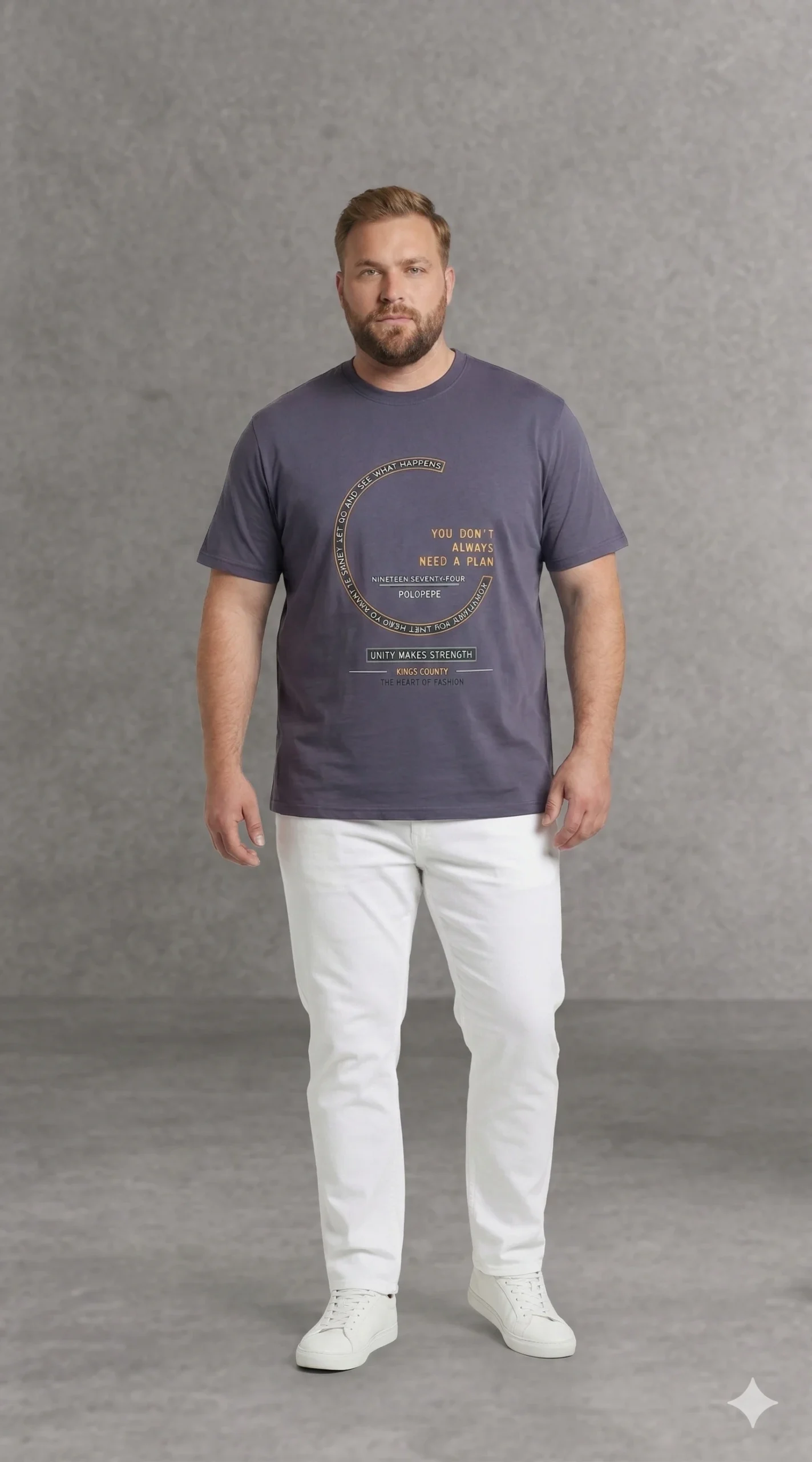 חולצת טי-שירט קלאסית 100% כותנה – תמונה 3