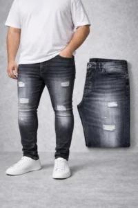 ג'ינס לייקרה סקיני קרעים דגם  20013