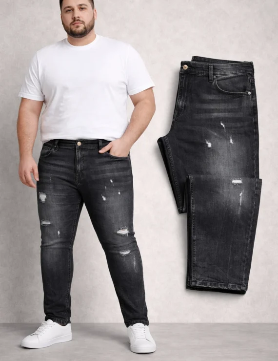 ג'ינס לייקרה סקיני משופשף דגם  20012