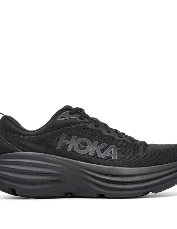 HOKA Bondi 8 Wide - נעלי ספורט גברים הוקה בונדי 8 רחבות בצבע שחור