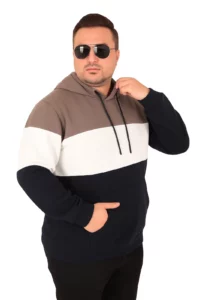 קפוצ'ון פוטר כותנה משולב