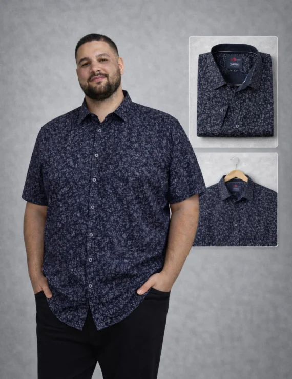 חולצה מכופתרת – שרוול קצר