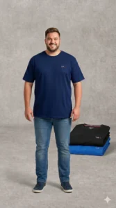 חולצת טי קלאסית ונקייה  - 100% כותנה