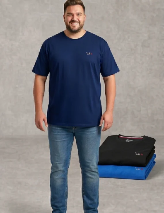 חולצת טי קלאסית ונקייה  - 100% כותנה