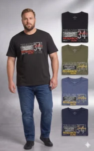 חולצת טי פרימיום 100% כותנה – נוחות מושלמת לכל יום