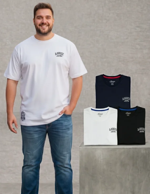 חולצת טי מודרנית עם טאץ’ ייחודי - 100% כותנה