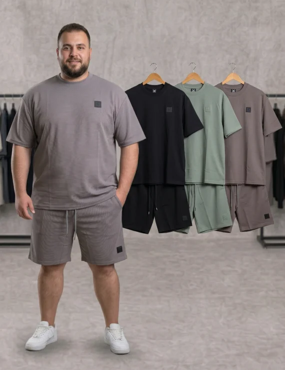 חליפת אופנה  וופל עדין