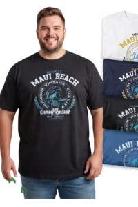 חולצת טי עם וייב קייצי וסטייל בולט - 100% כותנה