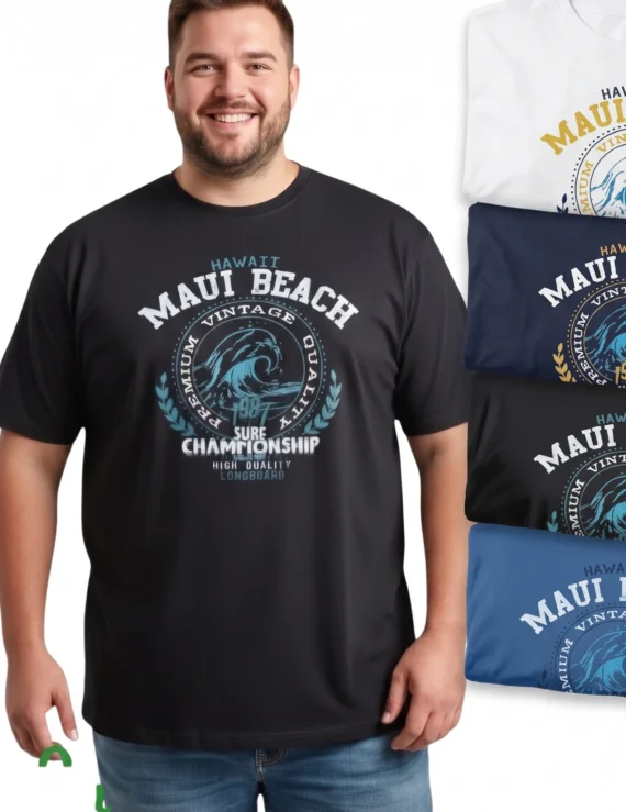 חולצת טי עם וייב קייצי וסטייל בולט - 100% כותנה